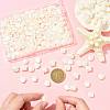 200Pcs 2 Styles ABS Imitation Pearl Beads OACR-FS0002-31-8