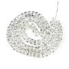Electroplate Transparent Glass Beads Strands EGLA-N022-05B-C10-2