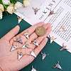 30Pcs 10 Styles Alloy Enamel Pendant Multiple Cartoon Cattle Head Pattern Accessories DIY Alloy Pendant Bracelet Hair Accessories JX614A-3