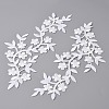 Plum Blosssom Cotton Computerized Embroidery Sew on Patches PATC-WH0001-70D-2