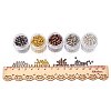 5 Box Iron Round Spacer Beads IFIN-X0001-03-B-3
