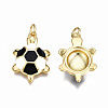 Brass Enamel Pendants KK-Q252-018A-NF-3