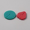 6Pcs Fruit Silicone Wine Glass Charms AJEW-WH0471-55-2