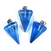 Spray Painted Glass Pendants GLAA-Z007-03D-1