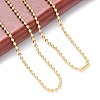 304 Stainless Steel Ball Chain Necklace MAK-R012-02G-4