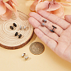 6Pcs 2 Colors Blank Hexagon Stainless Steel Ear False Plugs EJEW-FI0003-31-3
