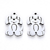 Tarnish Resistant 304 Stainless Steel Pendants X-STAS-N092-68-2