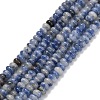 Natural Blue Spot Jasper Beads Strands G-L635-A12-4x2mm-3