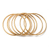 7Pcs PVD Vacuum Plating 201 Stainless Steel Plain Bangle Sets for Women BJEW-L664-022C-G02-3