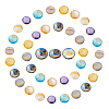 SUNNYCLUE 128Pcs 8 Colors Drawbench Freshwater Shell Beads Strands SHEL-SC0001-15-1