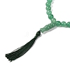 Natural Green Aventurine Beads Stretch Bracelets BJEW-I319-01C-2