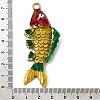 304 Stainless Steel Enamel Big Pendants SA-CBA7FC1-07G-3