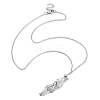 304 Stainless Steel Braided Macrame Pouch Empty Stone Holder for Pendant Necklace Making NJEW-TA00078-1