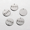 Spray Painted Stainless Steel Charms STAS-I051-B04-1