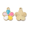 Eco-friendly Alloy Enamel Pendants PALLOY-M212-12G-2