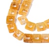 Natural Topaz Jade Beads Strands G-N342-100-3