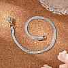 Tarnish Resistant 304 Stainless Steel Herringbone Chain Bracelets BJEW-P236-15P-1