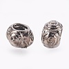 Alloy European Stopper Beads EB358Y-B-2