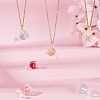 Resin Cup Pendants CRES-NB0001-17-5