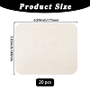 20Pcs Suede Fiber Glasses Cleaning Cloth AJEW-GF0012-51A-2