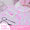 1Bag Plastic Hair Braiding Tool FIND-PA0001-60-4