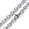 Non-Tarnish 304 Stainless Steel Pendant Necklaces NJEW-O113-04P-6