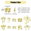 40Pcs 10 Styles Rack Plating Alloy Pendants FIND-CJ0003-93-2