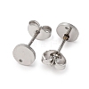 304 Stainless Steel Stud Earring Findings STAS-H436-21P-04-2