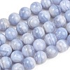 Natural Blue Lace Agate Beads Strands G-D106-A01-14mm-A-2