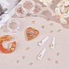 Alloy Rhinestone Cabochons MRMJ-WH0082-67RG-5