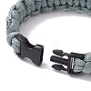 6Pcs 6 Colors 7 Inner Cores Polyester & Spandex Cord Braided Bracelets for Men Women BJEW-JB12509-7
