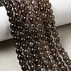 Natural Smoky Quartz Beads Strands X-G-B167-A09-6mm-1