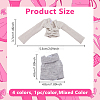 8Pcs 8 Styles Polyester Doll Clothes DIY-DC0003-58-2