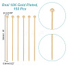 GOMAKERER 150Pcs Brass Ball Head Pins KK-GO0001-60-2