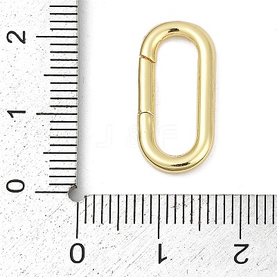 Brass Spring Gate Rings KK-S527-01G-B-1