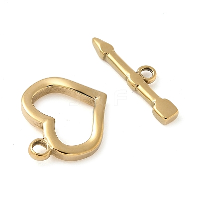 304 Stainless Steel Toggle Clasps STAS-H483-47G-1