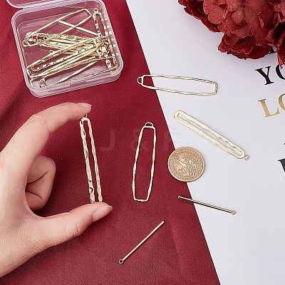 24Pcs 3 Style Alloy Big Pendants FIND-CA0002-87-1