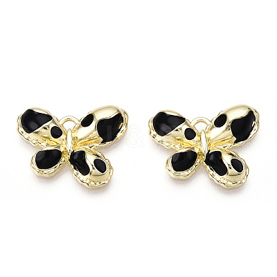 Alloy Enamel Pendants ENAM-N056-182A-NR-1