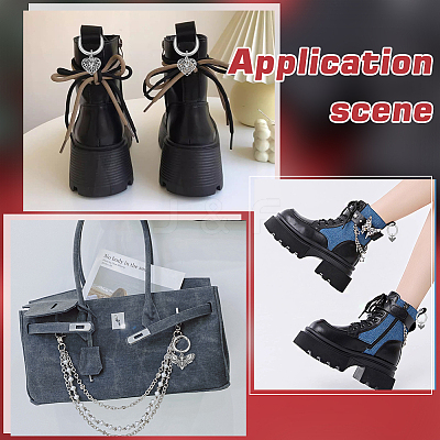 12Pcs 6 Style Alloy Pendant Decorations HJEW-GA00036-1