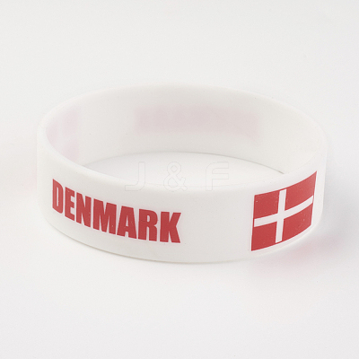 Silicone Wristbands Bracelets X-BJEW-K168-01J-1