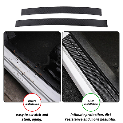 8 Sets 2 Style PVC Universal Car Door Edge Guard Door Sill Protector DIY-AR0004-42B-1