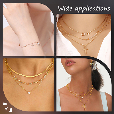 Brass Flat Cable Chains KK-BBC0013-53-1