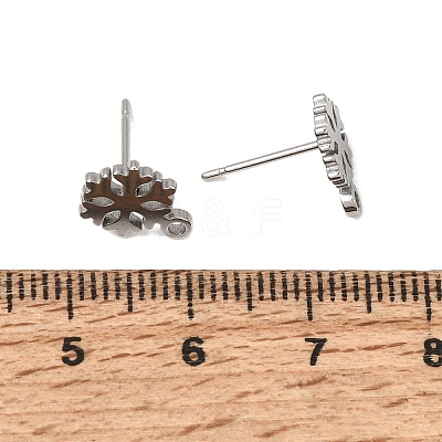 304 Stainless Steel Stud Earring Findings SA-CBAAD0D-07P-1