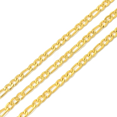 10M Ion Plating(IP) 304 Stainless Steel Figaro Chains CHS-G035-02E-G-1