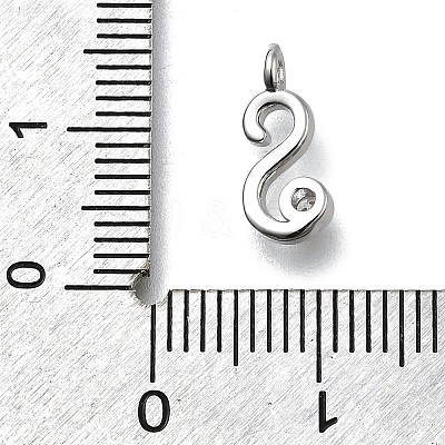 Brass Micro Pave Cubic Zirconia Pendants KK-B132-12P-S-1