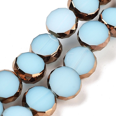 Imitation Jade Glass Beads Strands GLAA-H032-02-01-1