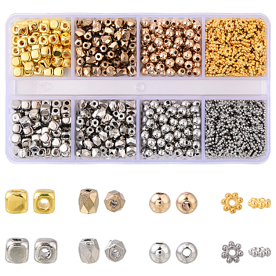 8 Styles CCB Plastic Beads CCB-YW0001-72-1