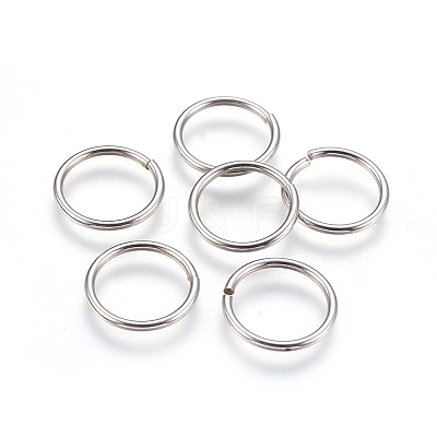 Tarnish Resistant 304 Stainless Steel Saw Cut Open Jump Rings STAS-P212-25P-21-1
