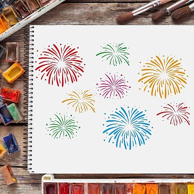 Large Plastic Reusable Drawing Painting Stencils Templates DIY-WH0202-162-1