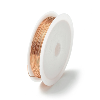 Round Copper Jewelry Wire CWIR-S002-0.4mm-03-1